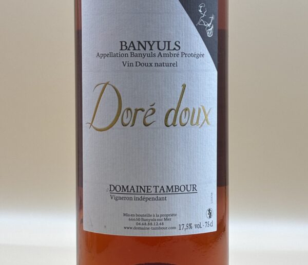 Domaine Tambour Banyuls Doré doux, Sydfrankrig, Grenache Noir-Blanc-Gris og Muscadet