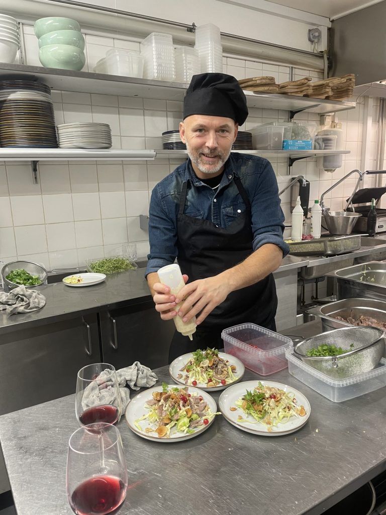 Social-dining: Fisk og skaldyr og 3 glas vin på Restaurant Foqus - Helsingør Golfklub - 15. maj 2025