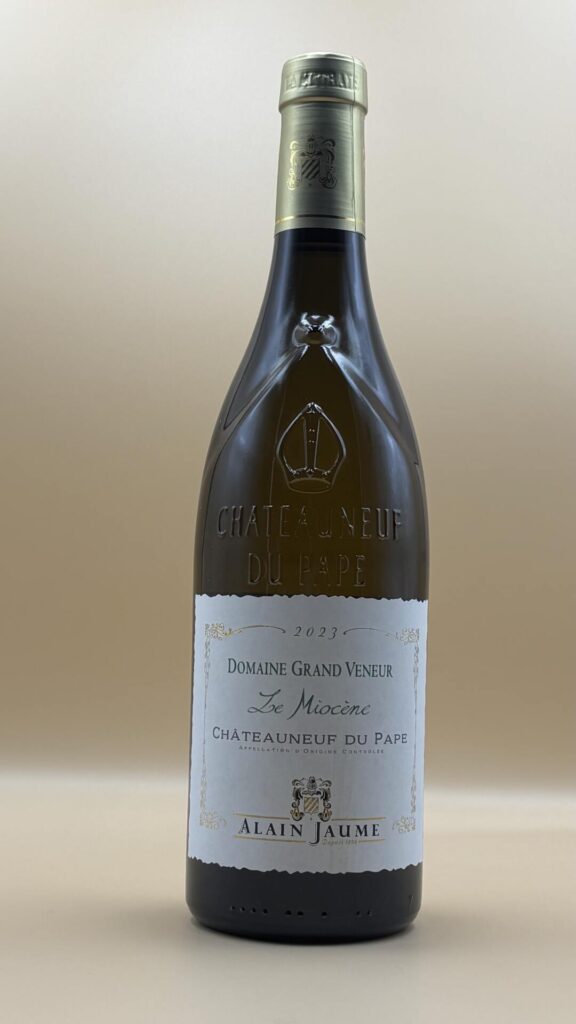 Frankrig Rhone Chateauneuf du Pape Clarette Roussanne Hvidvin Domaine Grand Veneur Les Miocène Chateauneuf du Pape Blanc [ØKO] Rhone