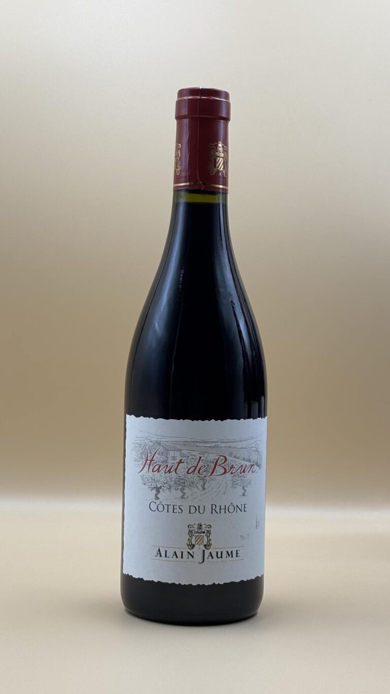 Frankrig Rhone Côtes du Rhône Syrah Grenache Mourvédre Rødvin Alain Jaume Haut de Brun Rouge [ØKO] Côtes du Rhoône