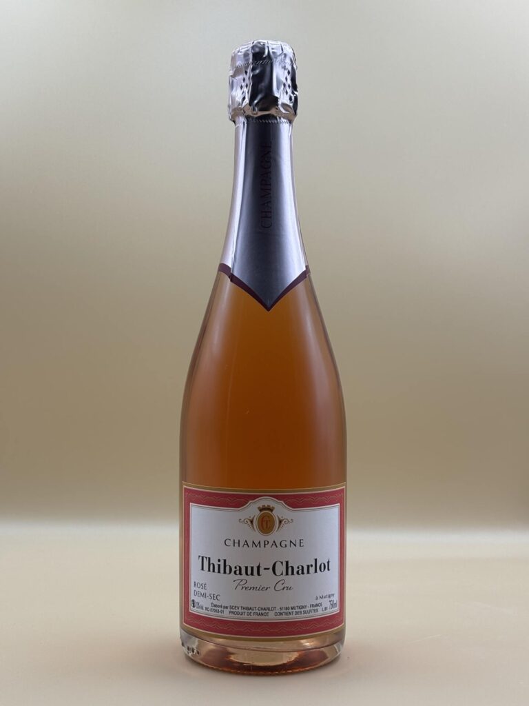 Frankrig Champagne Mutigny Chardonnay Pinot Noir Mousserende vin Thibaut-Charlot Champagne Demi-Sec Rosé, lagret i 3 år Premier Cru