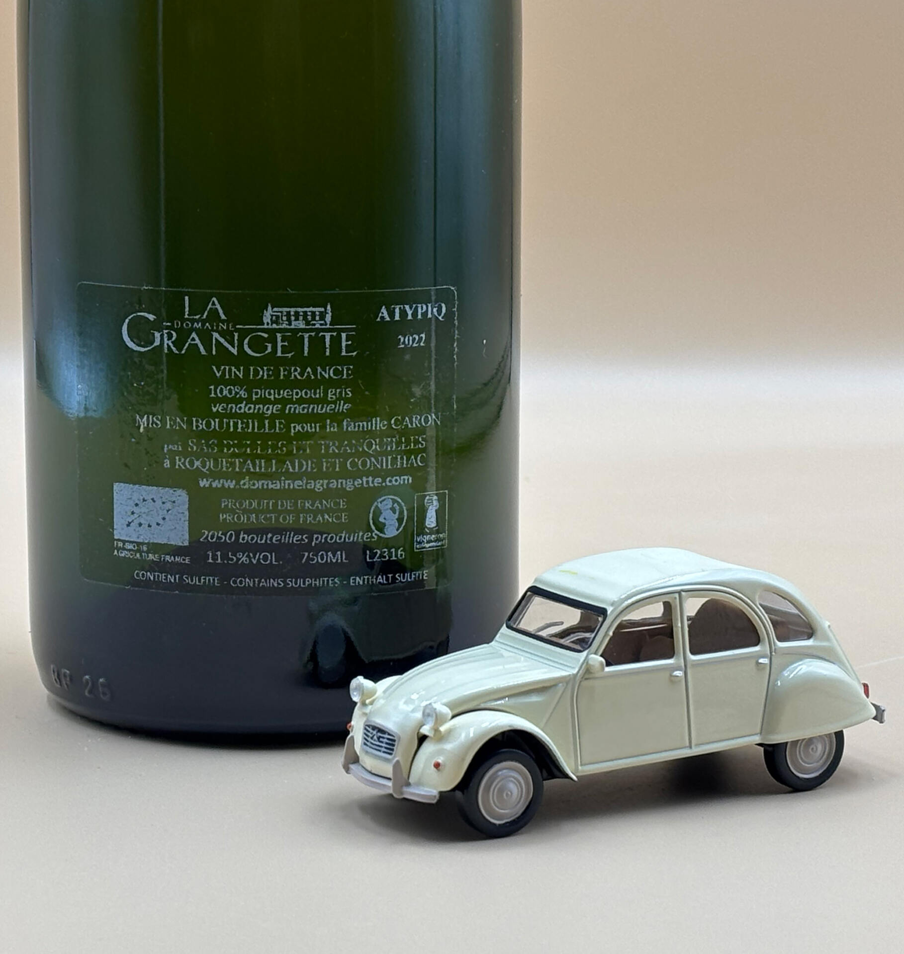 Frankrig Sydfrankrig - Languedoc Picpoul de Pinet Piquepoul gris Mousserende vin Domaine La Grangette Atypique