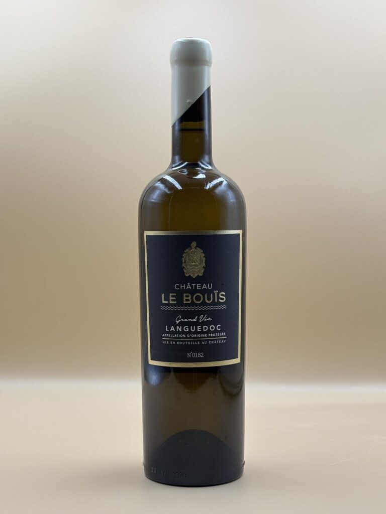 Frankrig languedoc Gruissan Grenache Blanc Marsanne Roussanne Hvidvin Château Le Bouîs Grand Vin 2024 AOP Languedoc